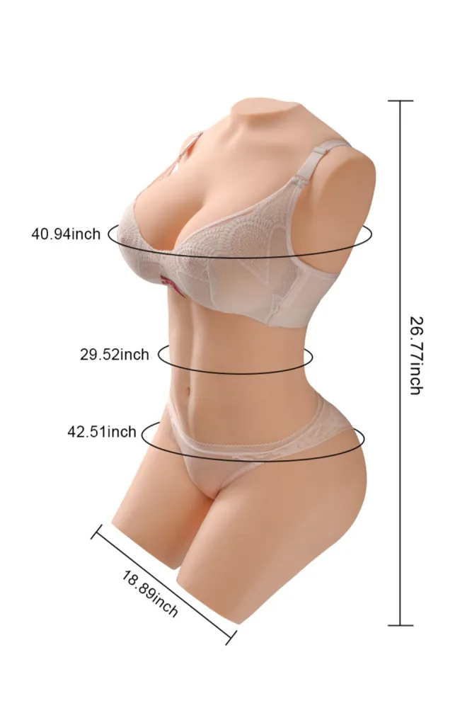 68cm/2ft3 89.2LB TPE Life-size Sex Doll Torso – Madison [In Stock | US Only] view 2