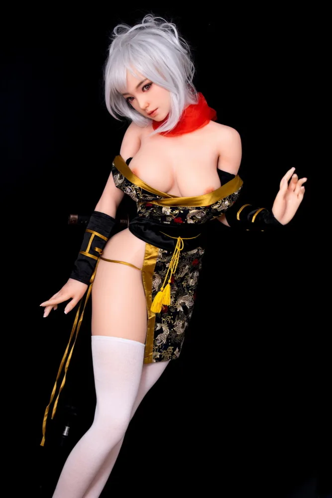 148cm/4ft10 C-cup Silicone Head Sex Doll – Ninja view 5