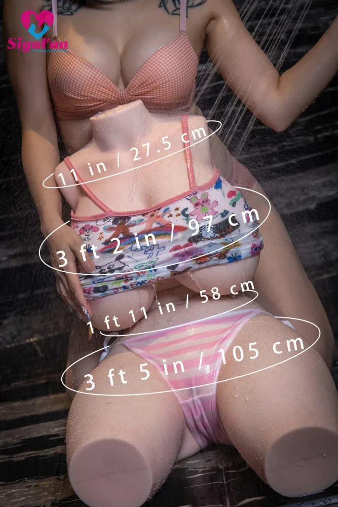 85cm/2ft9 K-cup Silicone Life-size Sex Doll Torso view 2