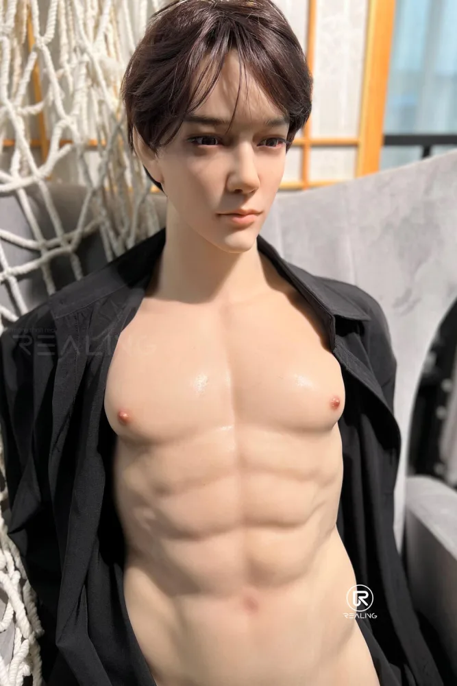 82cm/2ft8 Male Torso Silicone Head Sex Doll – Kirin view 3