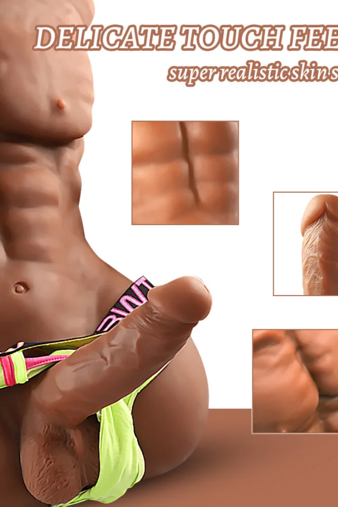 54cm/1ft9 16.8LB Male TPE Sex Doll Torso – Daniel [In Stock | US Only] view 3