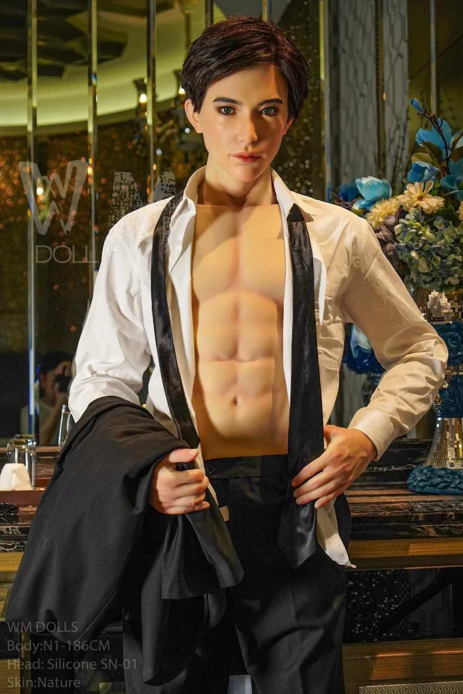 [Ultra-Light Series] 186cm/6ft1 Male Silicone Sex Doll – Head #SN-01 view 8