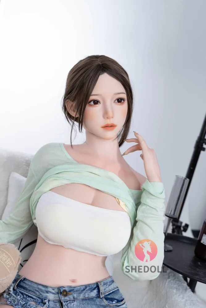 168cm/5ft6 D-cup Silicone Head Sex Doll – Chuyue view 4