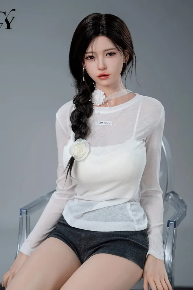 168cm/5ft6 F-cup Silicone Head Sex Doll – Liang