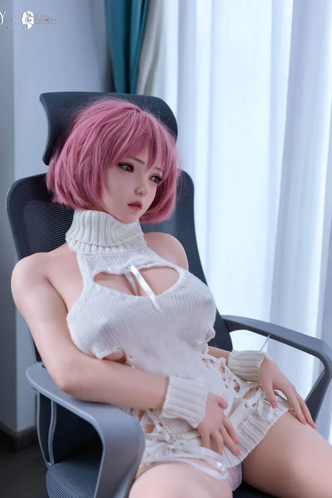 150cm/4ft11 D-cup Silicone Sex Doll – Eva view 5