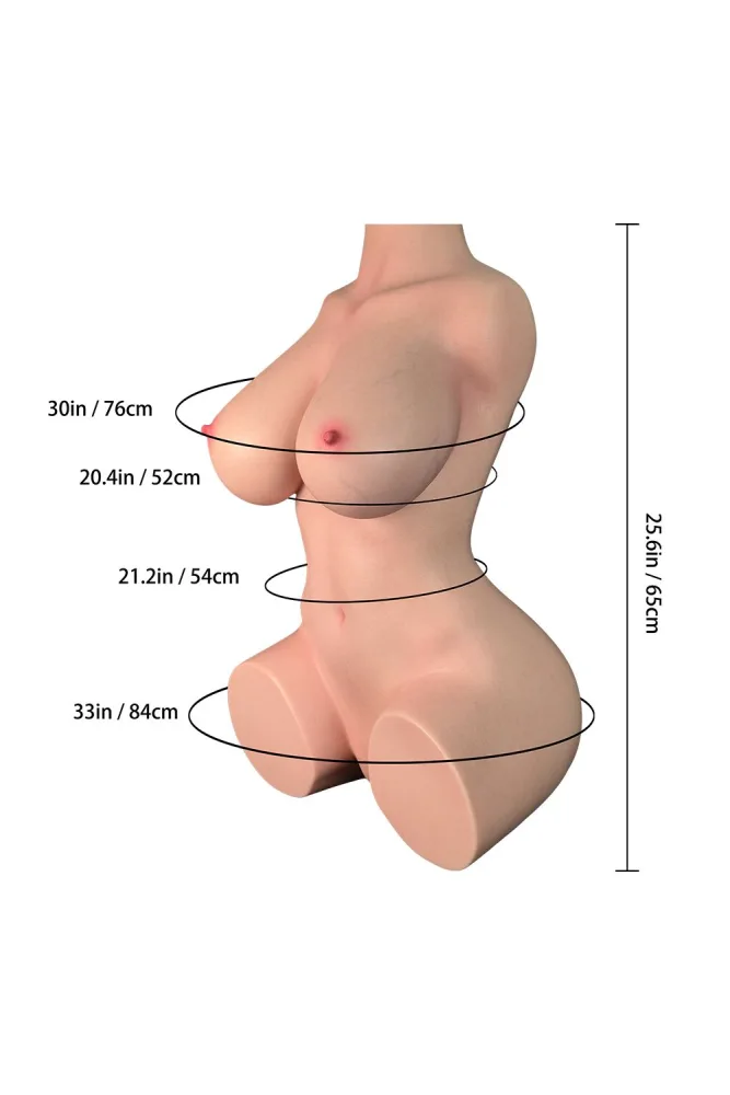 44.67LB Big Boobs Silicone Sex Doll Male Masturbator – Quinn (US, CA & EU ONLY) view 2