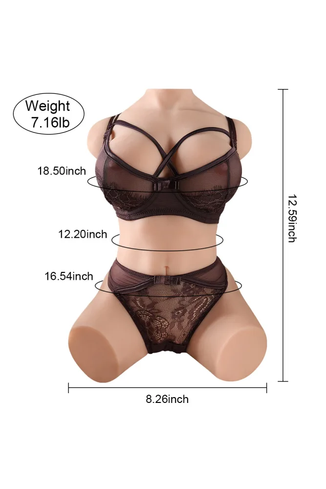 32cm/1ft1 7.2LB TPE Mini Sex Doll Torso – Vera [In Stock | US Only] view 2