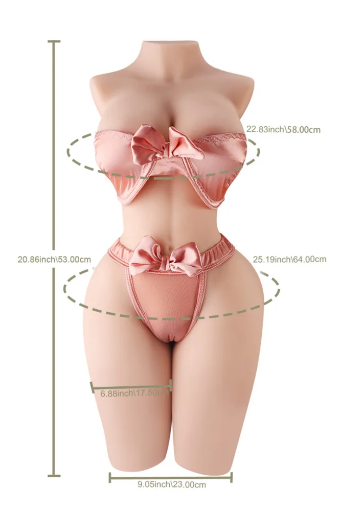 53cm/1ft9 20.9LB TPE Life-size Sex Doll Torso – Page [In Stock | US Only] view 2