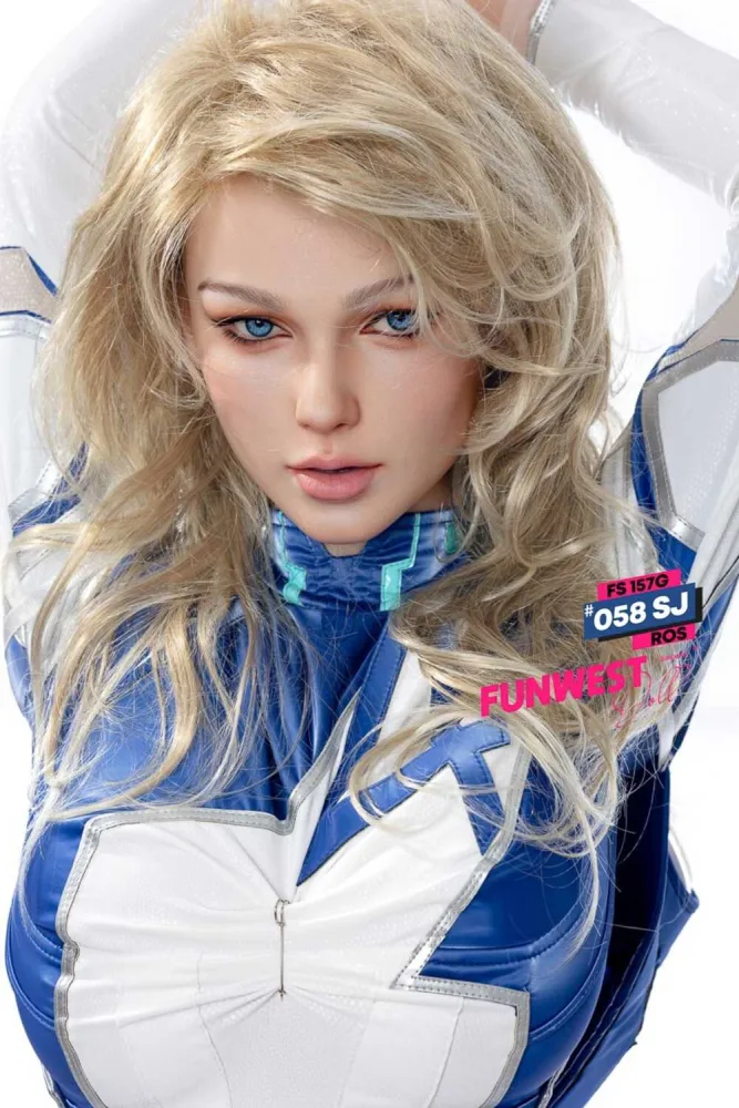 157cm/5ft2 G-cup Silicone Sex Doll – Eloise (Real Skin Texture Version) view 7