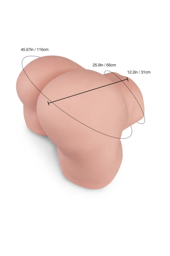 38.9LB Big Ass Realistic Pussy Sex Doll with Tantabutt – Daisy (US, CA & EU-Only) view 2