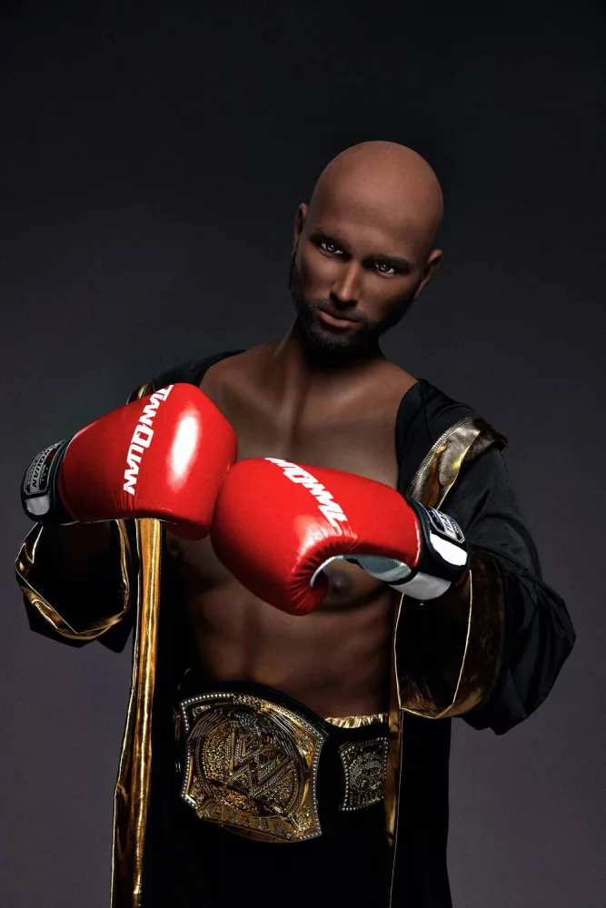 175cm/5ft9 Male TPE Sex Doll – Kevin (Black Skin) view 5