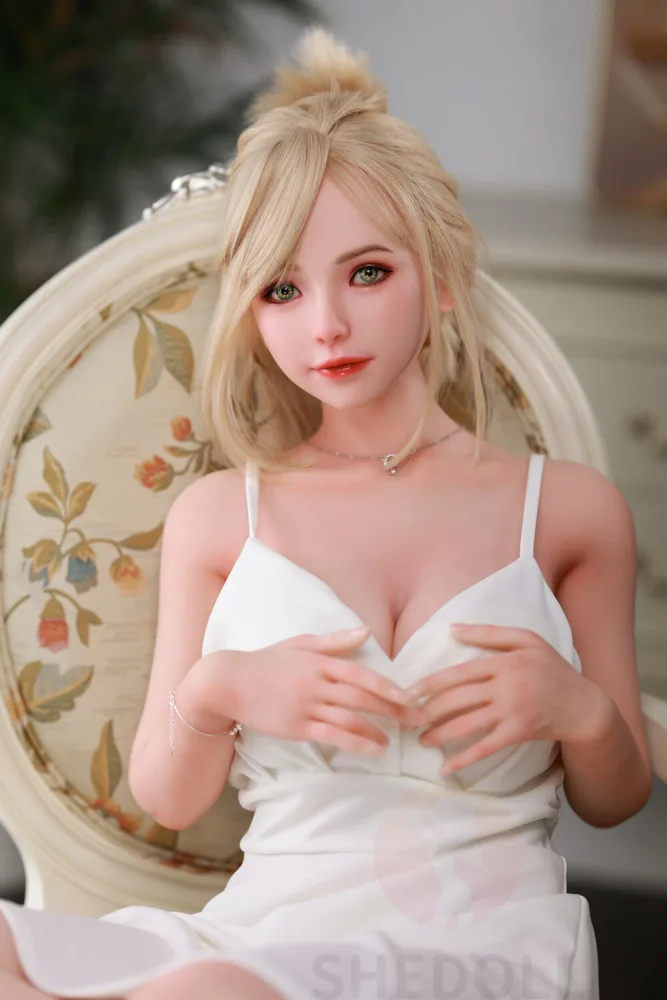 148cm/4ft10 C-cup Silicone Head Sex Doll – Jenny view 2