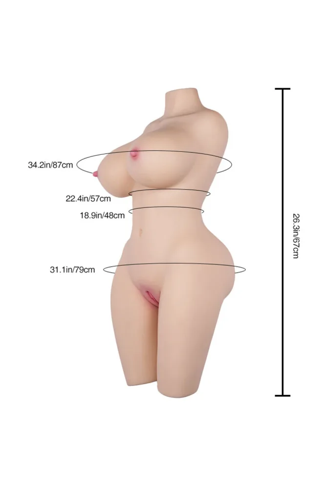 38.1LB Removable Vaginal Sex Doll 4 in 1 with Tantabosom – Ginny (US, CA & EU-Only) view 2