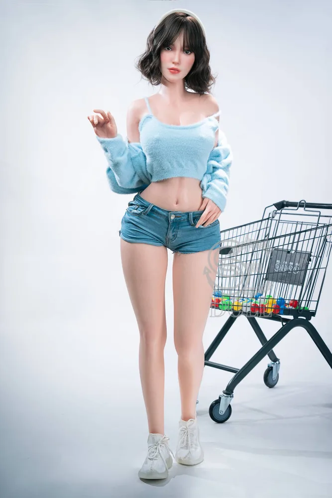 T161cm/5ft3 E-cup Silicone Sex Doll – Sylvia.A (Real Skin Texture Version) view 8