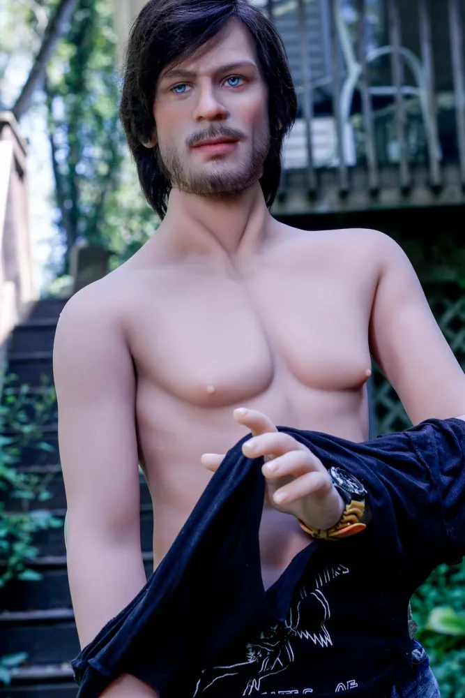 167cm/5ft6 Male Silicone Head Sex Doll – Alston [Hair Implants] view 3