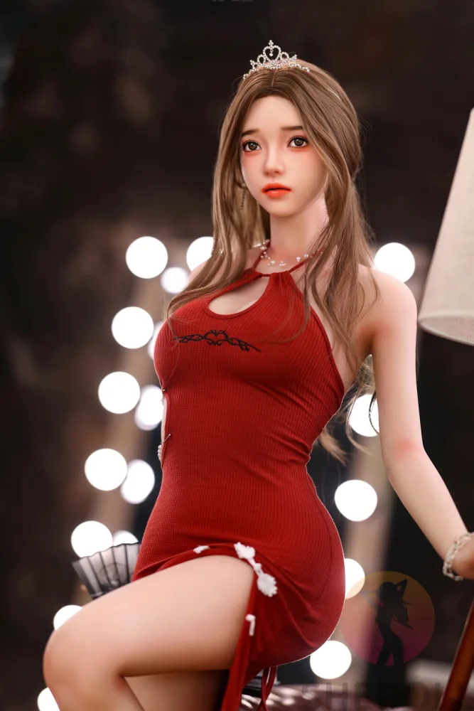 158cm/5ft2 C-cup Silicone Head Sex Doll – Rose view 8