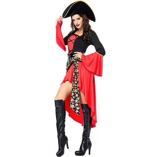 Caribbean Pirate Cosplay Costume view 5
