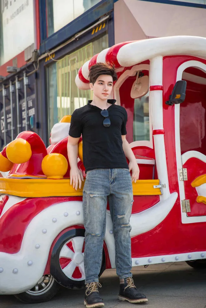 177cm/5ft10 Male Silicone Sex Doll – Qing view 8