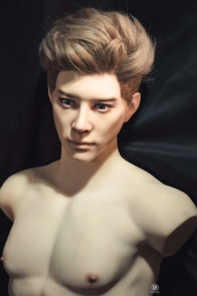 82cm/2ft8 Male Torso Silicone Head Sex Doll – Ronin view 3