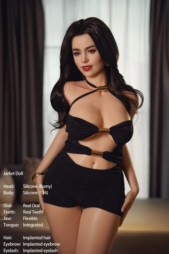 154cm/5ft1 C-cup Silicone Sex Doll – Romy view 1