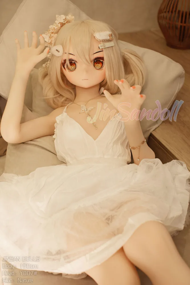 150cm/4ft11 A-cup Anime Sex Doll TPE Body with PVC Head – Y007 view 8