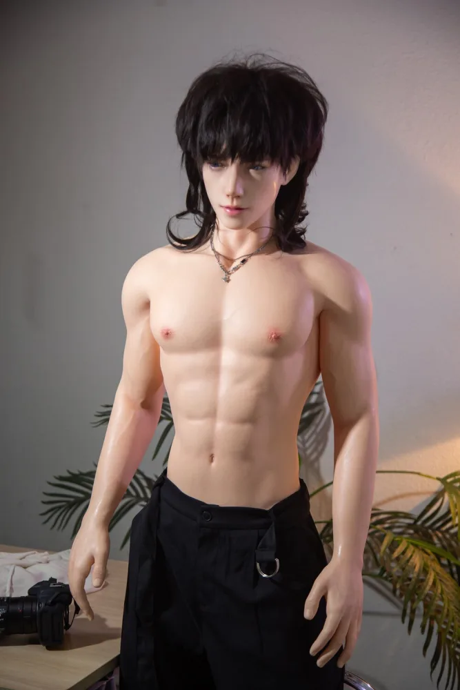 185cm/6ft1 Male Silicone Sex Doll – Gu Cheng view 3
