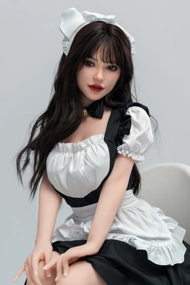 149cm/4ft11 D-cup Silicone Head Sex Doll – Nina
