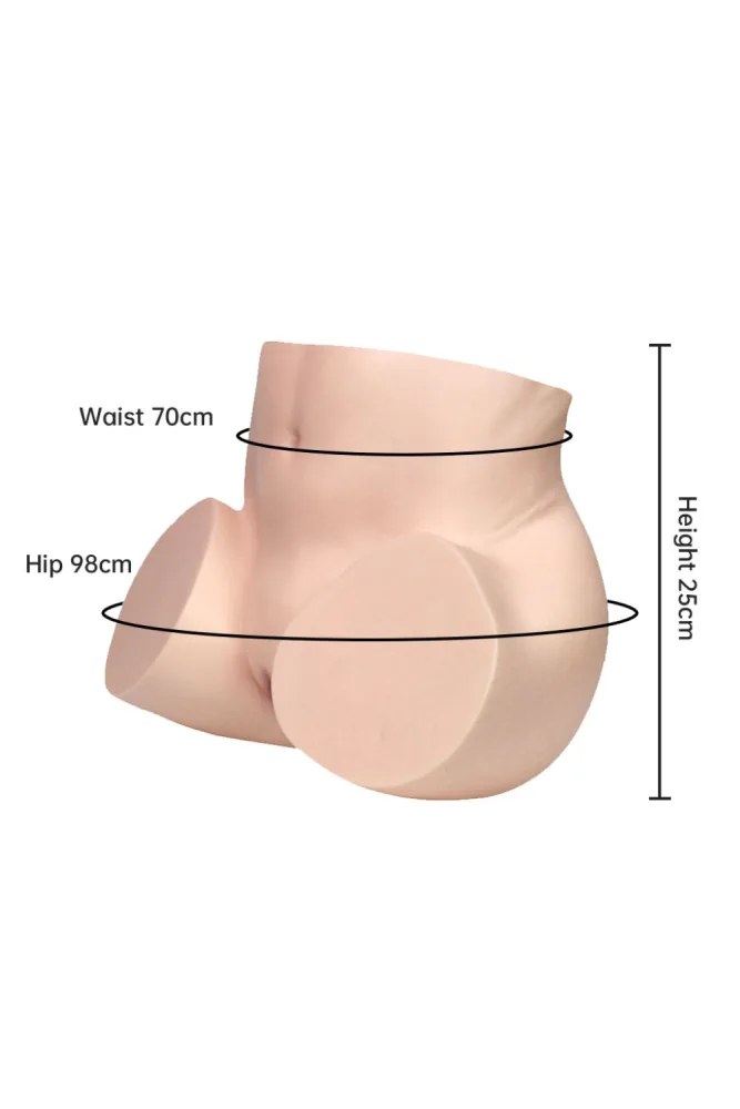 27.87LB Human Replica Big Ass Silicone Sex Doll Sex Toys for Men Masturbation – Caroline (US, CA, EU & AU ONLY) view 2