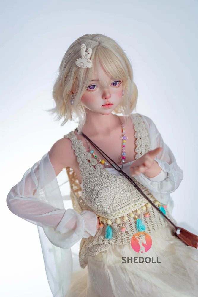 148cm/4ft10 C-cup Silicone Head Sex Doll – Duoduo view 2