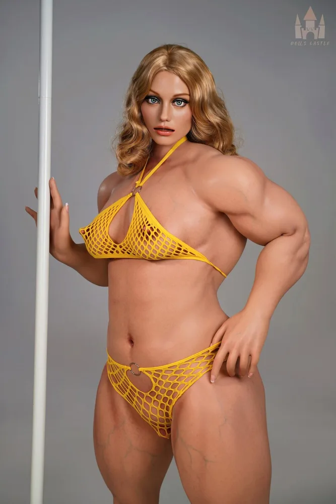 160cm/5ft3 B-cup Muscular Silicone Sex Doll – Stella view 2