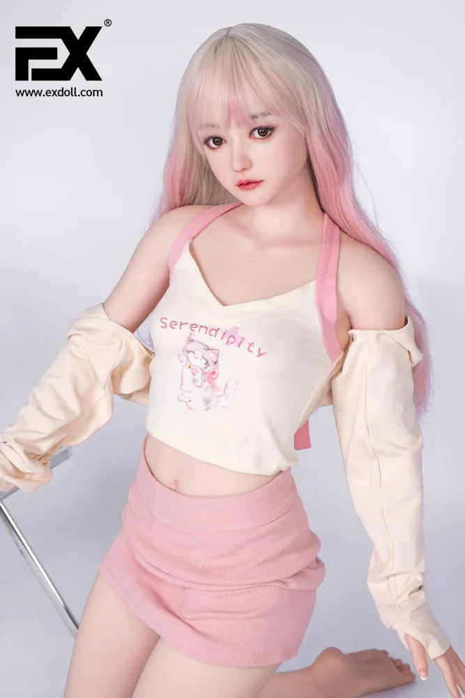 155cm/5ft1 A-cup Silicone Sex Doll – Ruby view 1