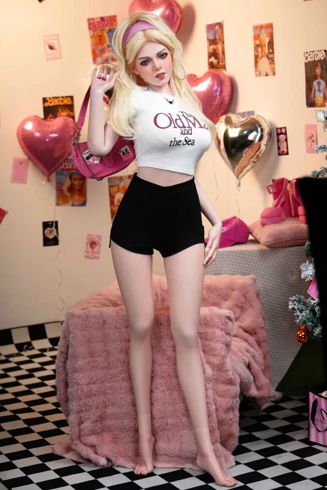 160cm/5ft3 D-cup Silicone Head Sex Doll – Fula view 5