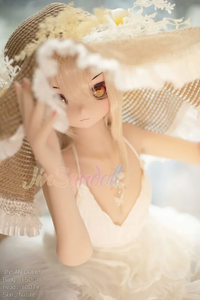 150cm/4ft11 A-cup Anime Sex Doll TPE Body with PVC Head – Y007 view 7