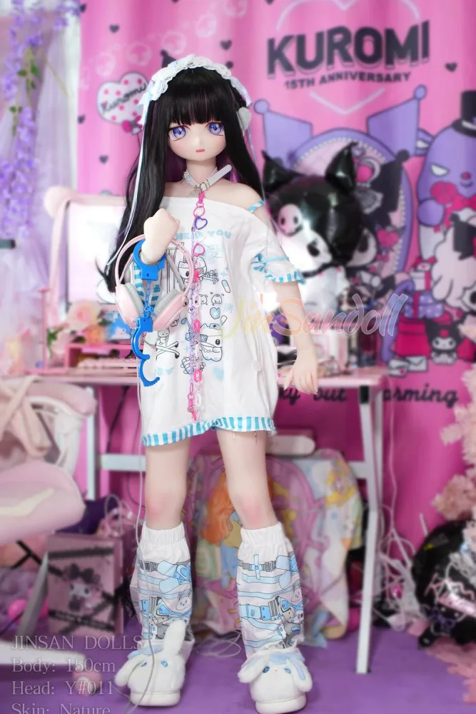 150cm/4ft11 A-cup Anime Sex Doll TPE Body with PVC Head – Y011 view 7