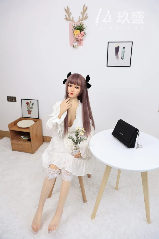 150cm/4ft11 D-cup Silicone Head Sex Doll – Shirley view 5