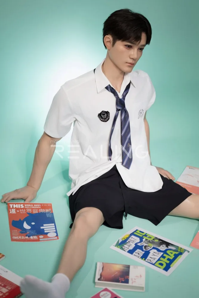 175cm/5ft9 Male Silicone Head Sex Doll – Hua Cheng view 4