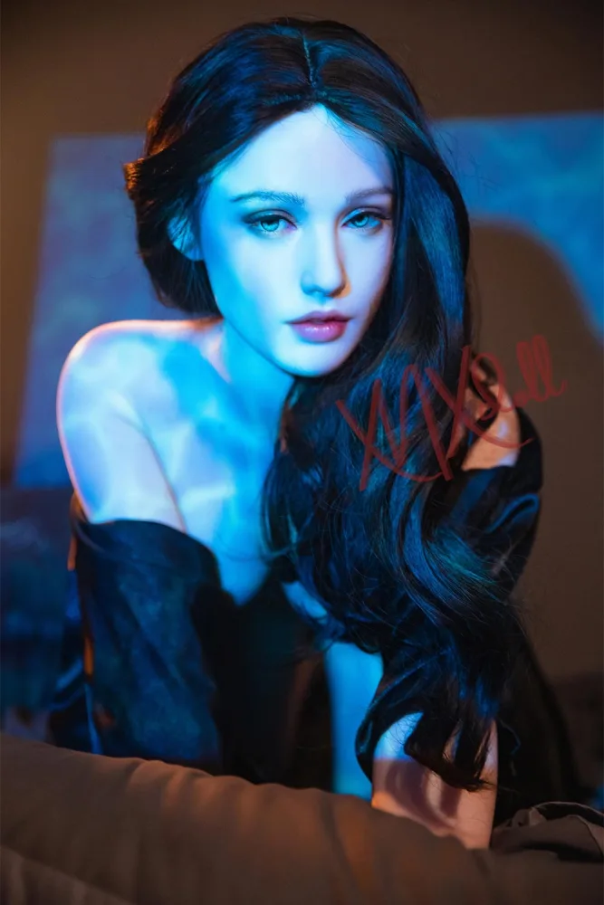 XNX Sino 149cm/4ft10 D-cup Silicone Sex Doll – Cara view 2