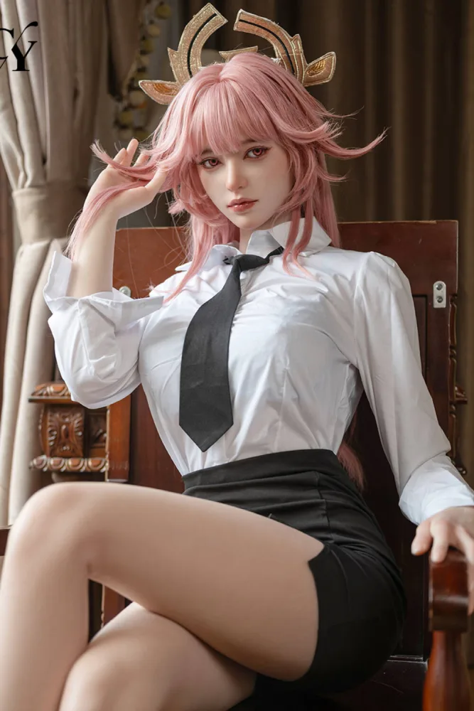 168cm/5ft6 F-cup Silicone Head Sex Doll – Miko