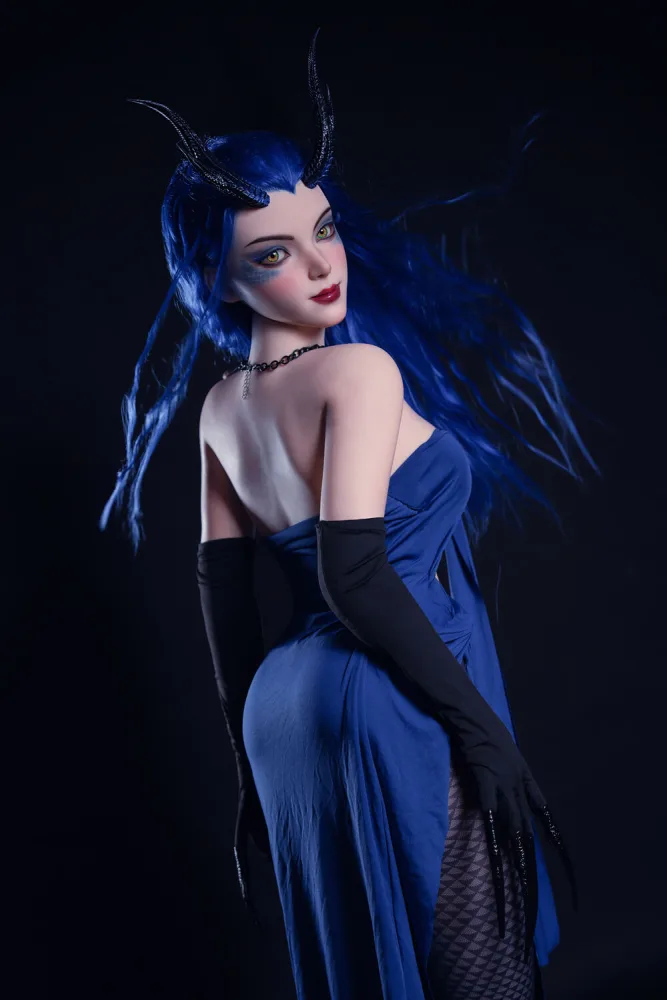 164cm/5ft5 D-cup Silicone Sex Doll – Head S36 view 8