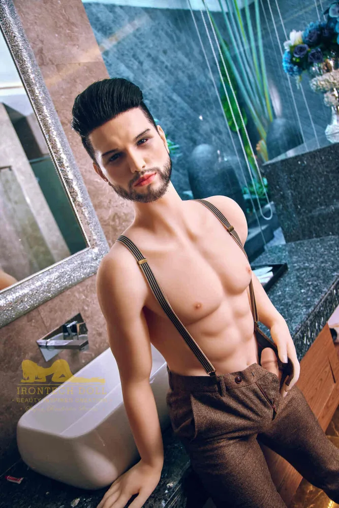 162cm/5ft4 Male Silicone Head Sex Doll – Kevin (White Skin) view 5