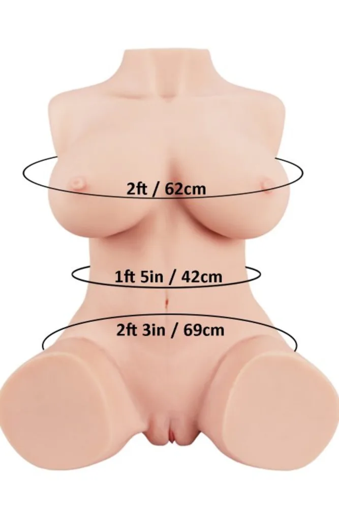 41cm/1ft4 14.3LB Half Body Sex doll – Scarlett (US, CA & EU-Only) view 2