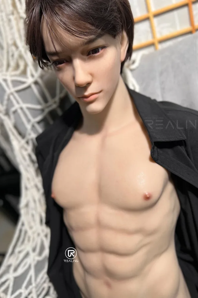 82cm/2ft8 Male Torso Silicone Head Sex Doll – Kirin view 5