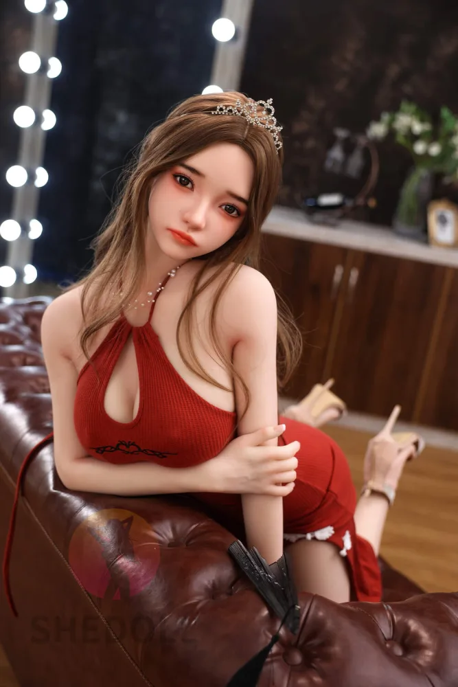 158cm/5ft2 C-cup Silicone Head Sex Doll – Rose view 5