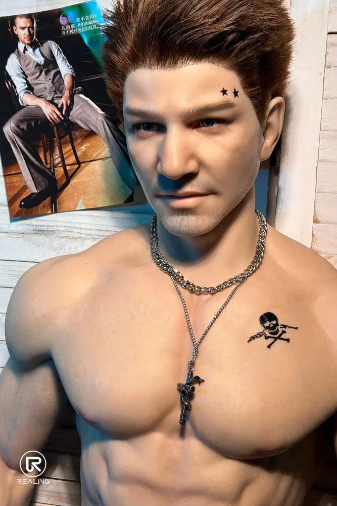 180cm/5ft11 Male Silicone Sex Doll – Herman view 2