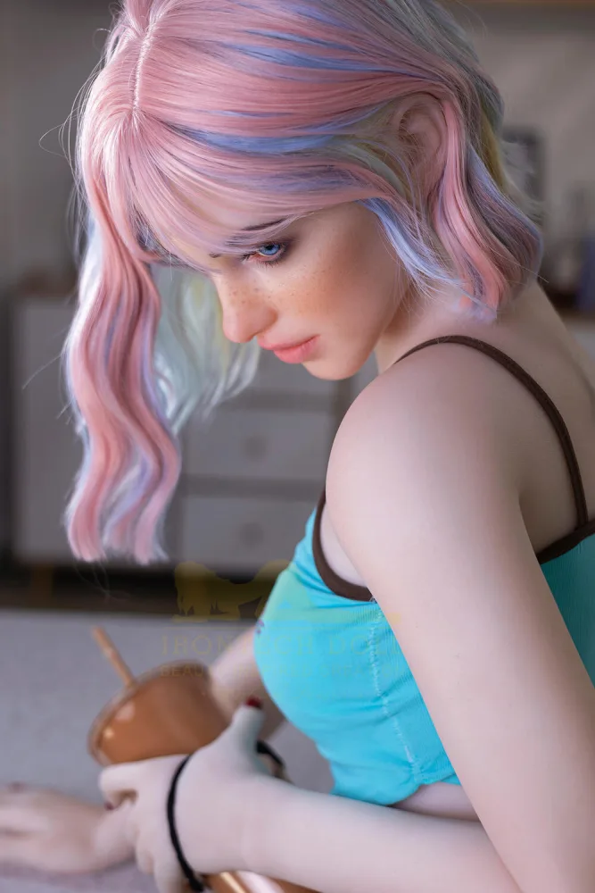 162cm/5ft4 A-cup Silicone Head Sex Doll – Heidi view 7
