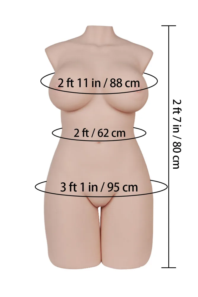 80cm/2ft7 63.9LB Pornstar Sexdoll Life Like Sex Doll – Morgpie (US, CA & EU-Only) view 2