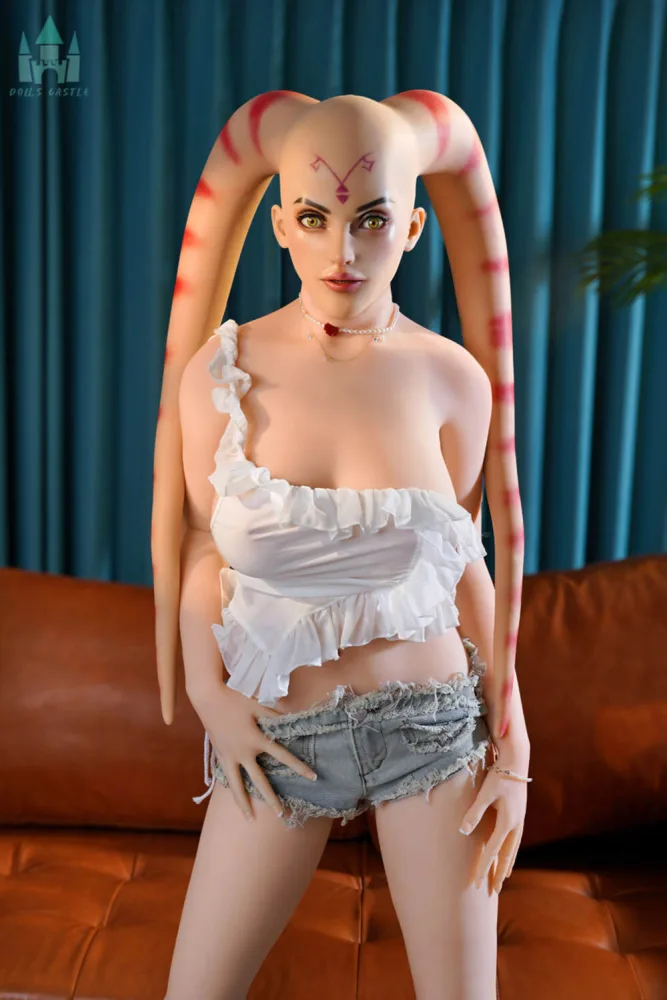 165cm/5ft5 F-cup Silicone Head Sex Doll – Marry Frank