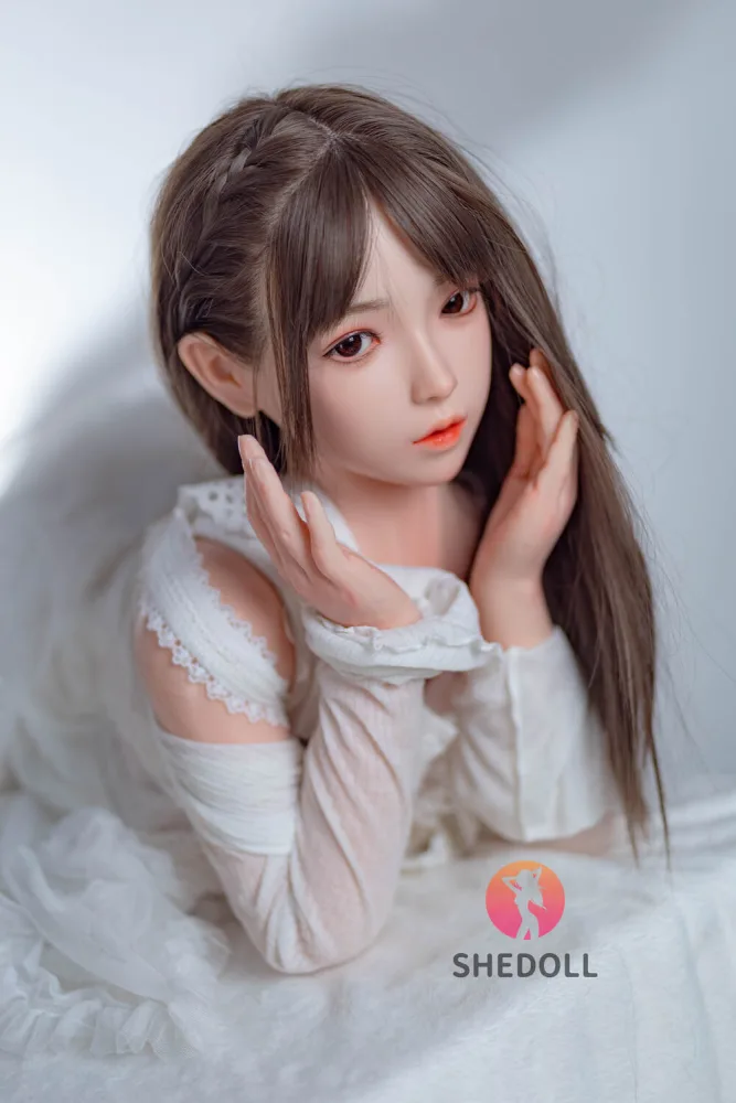 148cm/4ft10 C-cup Silicone Head Sex Doll – Lemon view 3