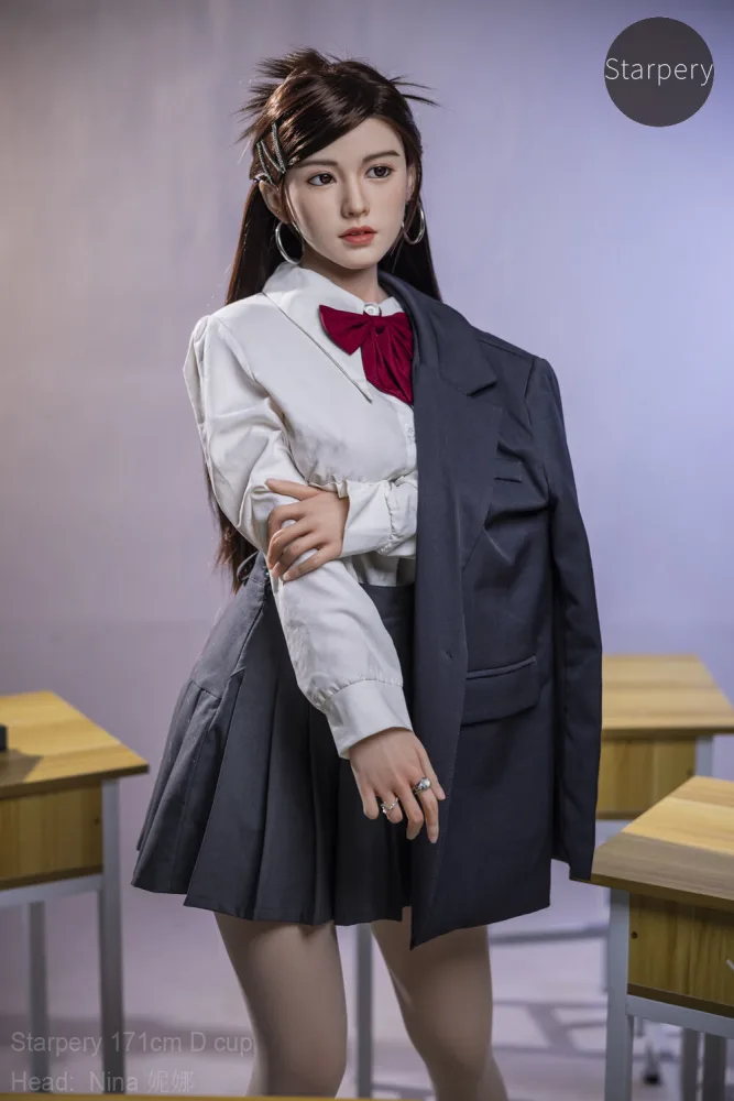 171cm/5ft7 D-cup Silicone Head Sex Doll – Nina