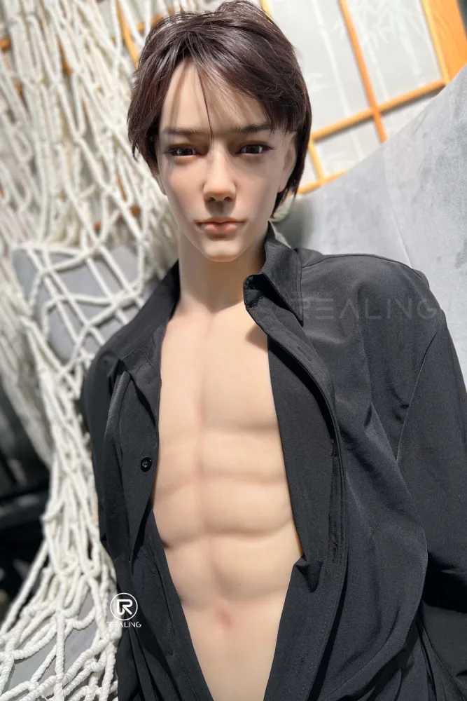 82cm/2ft8 Male Torso Silicone Head Sex Doll – Kirin view 7